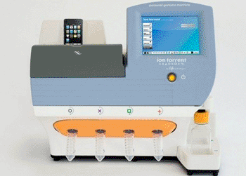 Image: The Ion Personal Genome Machine (Photo courtesy of Life Technologies).